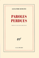 Paroles Perdues (2004) De Alexandre Romanès - Autres & Non Classés