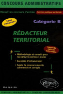 Rédacteur Territorial : Catégorie B (2005) De Philippe-Jean Quillien - 18+ Jaar