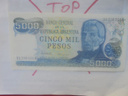 ARGENTINE 5000 PESOS ND (1977-83) Neuf (B.33) - Argentina