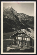 AK Naturfreundehütte Kienthal, Besucher Auf Der Aussichtsterrasse  - Autres & Non Classés