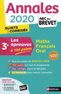 Annales ABC Du Brevet 2020 Les épreuves à 100 Points (2019) De Collectif - 12-18 Ans