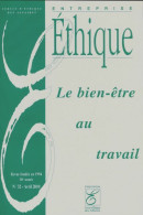 Entreprises éthique N°32 : Le Bien-être Au Travail (2010) De Collectif - Sin Clasificación