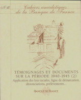 Cahiers Anecdotiques De La Banque De France N°10 (0) De Collectif - Non Classés