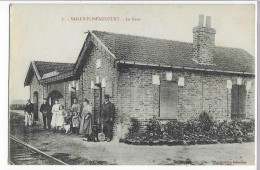 80 SOMME SAILLY FLIBEAUCOURT PRES ABBEVILLE LA GARE  ANIMATION BEAU PLAN - Other & Unclassified