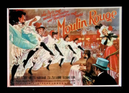 Cp, Publicité, Spectacle, Cabaret, Moulin Rouge, J. Ferrer - Zsa Zsa Gabor, John Huston, Vierge, Ed. F. Nugeron - Cabaret