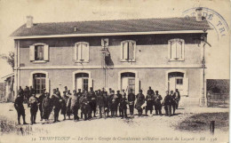 TROMPELOUP (Pauillac) La Gare Groupe De Convalescents Militaires Sortant Du Lazaret RV - Pauillac