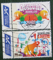 Europa Zegels Circus; NVPH 2099-2100 (Mi 2011-2012) 2002 Gestempeld / USED NEDERLAND / NIEDERLANDE - Oblitérés