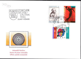 Suisse Poste Obl Yv:1421/1423 Zürcher Sechseläuten (TB Cachet à Date) 18-4-93 - Covers & Documents