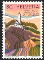 Suisse Poste Obl Yv:1281 Mi:1355 200 Anni Di Turismo (Beau Cachet Rond) - Used Stamps