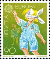 Suisse Poste N** Yv:1324 Mi:1392 Europa Cept Colin-maillard - Unused Stamps