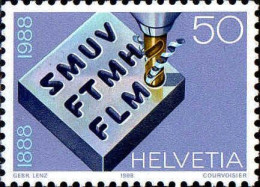 Suisse Poste N** Yv:1305 Mi:1377 Ajusteur - Unused Stamps