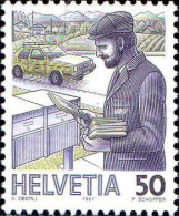 Suisse Poste N** Yv:1267 Mi:1343A Distribution Du Courrier - Unused Stamps
