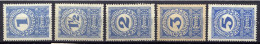 Österreich 1920 Portomarken Mi 84--87; 89 [170524XIV] - Unused Stamps