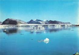 NORVEGE  - The Kongsbeern Glaicer With The Three Crowns  In The Background - Colorisé - Carte Postale - Norvège