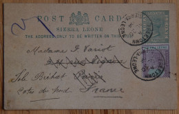 Sierra Leone - Entier Postal Avec Timbre - 1904 - (n°29123) - Sierra Leona (...-1960)