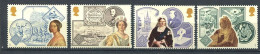 191 GRANDE BRETAGNE 1987 - Yvert 1279/82 - Reine Victoria - Neuf ** (MNH) Sans Charniere - Nuovi