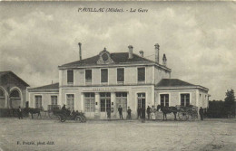 PAUILLAC (Medoc ) La Gare Animée Attelages Voiture RV - Pauillac