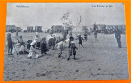 MIDDELKERKE  -  Les Enfants Au Jeu  - 1908 - Middelkerke
