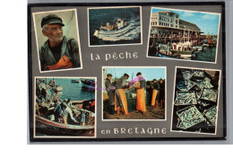BRETAGNE - La Pêche Bateau Pêcheur Port Pleins De Poisson 1974 - Bretagne