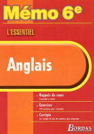 Memo Essentiel Anglais 6e (ancienne Edition) (2002) De Collectif - 6-12 Anni