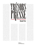 Trésors De Presse (2013) De Benoît Prot - Arte