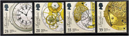 191 GRANDE BRETAGNE 1993 - Yvert 1660/63 - Horloge Harrison (Chronometre, Cadran, Aiguill - Neuf ** (MNH) Sans Charniere - Unused Stamps