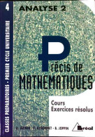 Précis De Mathématiques Tome IV Analyse II (1992) De Daniel Guinin - 18+ Jaar