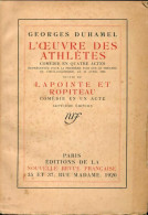 L'oeuvre Des Athlètes / Lapointe Et Ropiteau (1920) De Georges Duhamel - Altri & Non Classificati