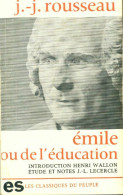 Emile Ou De L'éducation (1978) De Jean-Jacques Rousseau - Altri Classici