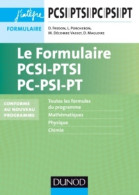 Le Formulaire PCSI-PTSI, PC-PSI-PT (2014) De Lionel Porcheron - 18+ Jaar