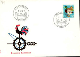 Suisse Poste Obl Yv: 894 Foire Nationale Comptoir Suisse (TB Cachet à Date) - Briefe U. Dokumente