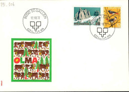 Suisse Poste Obl Yv: 891-906 Olma (TB Cachet à Date) 12-10-72 - Cartas & Documentos