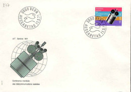 Suisse Poste Obl Yv: 877 Mi:945 Conférence Mondiale UIT (TB Cachet à Date) Bern 11-3-71 Fdc - FDC