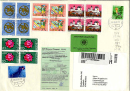 Suisse Poste Obl Yv: 869-874-904-1012-1061-1214 Composition (TB Cachet à Date) 25.10.02 - Lettres & Documents