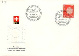 Suisse Poste Obl Yv: 855 Philympia London (TB Cachet à Date) - Covers & Documents