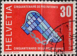 Suisse Poste Obl Yv: 851 Mi:919 Cinquantenaire De Pro Infirmis (Beau Cachet Rond) - Gebraucht