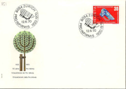 Suisse Poste Obl Yv: 851 Cinquantenaire De Pro Infirmis (TB Cachet à Date) 12-6-70 - Used Stamps