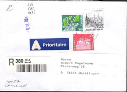 Suisse Poste Obl Yv: 815-1337-1485 Mi 878  Sur Enveloppe (Beau Cachet Rond) - Lettres & Documents