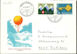 Suisse Poste Obl Yv: 803-806  Int Hochalpin Ballonsportwoche (TB Cachet à Date) - Briefe U. Dokumente