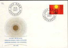 Suisse Poste Obl Yv: 792 Mi:859 Pour La Vieillesse (TB Cachet à Date) Bern 18-9-1967 Fdc - FDC