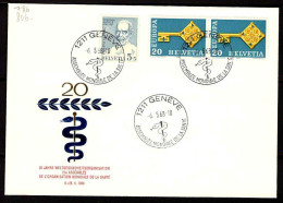 Suisse Poste Obl Yv: 786-806x2 Pro Patria Theodor Kocher & Europa (TB Cachet à Date) - Lettres & Documents