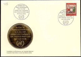 Suisse Poste Obl Yv: 788 Expo Des Timbres Des Nations Unis (TB Cachet à Date) - Cartas & Documentos