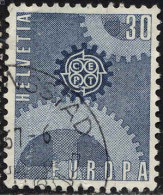 Suisse Poste Obl Yv: 783 Mi: 850 CEPT Europa Roues Dentées (cachet Rond) - Oblitérés
