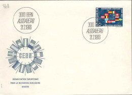 Suisse Poste Obl Yv: 768 Mi:834 CERN Recherche Nucléaire Bern 21-2-1966 Fdc - FDC