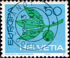 Suisse Poste Obl Yv: 758 Mi  825 Europa (TB Cachet à Date) Petite Déchirure 12-XII-1955 - Used Stamps