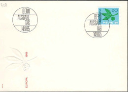 Suisse Poste Obl Yv: 758 Mi:825 Europa Cept Branche D'olivier Bern 14-9-65 Fdc - FDC