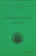 Textes D'étude XIXe-XXe Siècle (0) De Collectif - Sonstige & Ohne Zuordnung