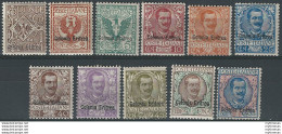 1903 Eritrea VE III Floreale 11v. Mc. MNH Sassone N. 19/29 - Sonstige & Ohne Zuordnung