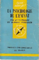 La Psychologie De L'enfant (1971) De Inhelder Piaget - Psychology/Philosophy