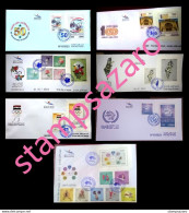 Syrie, Syrien , Syria, 2023 , Complete FDC Year ,(7 FDC) Luxe, Sans Charniere ,xx ,MNH ** - Syria